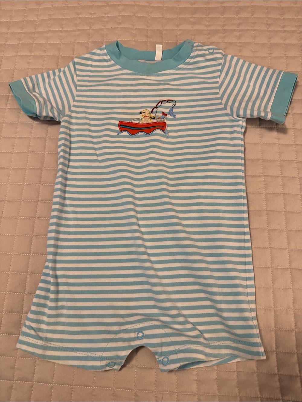 Ishtex size 24 months onesie with appliqué